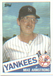 1985 Topps Baseball Cards      612     Mike Armstrong